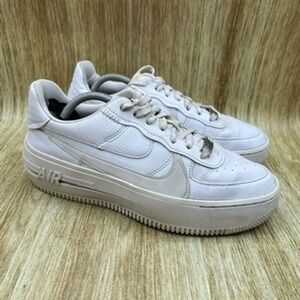 Nike Air Force 1 PLT.AF.ORM Women's Size 8 White‎ Shoes Sneakers DJ9946-100
